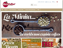 Tablet Screenshot of morecoffee.com